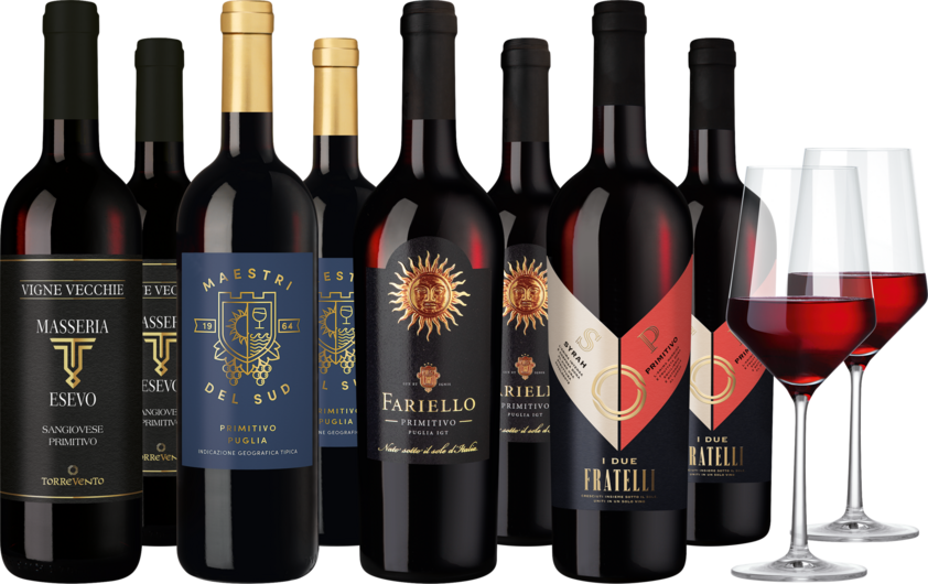 Weinpaket "Primitivo-Vielfalt"