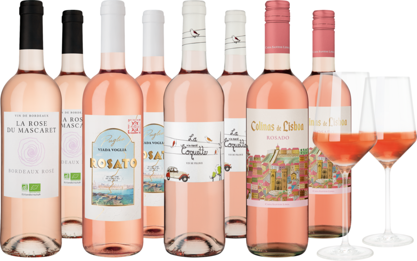 Weinpaket "Goldprämierte Rosés"