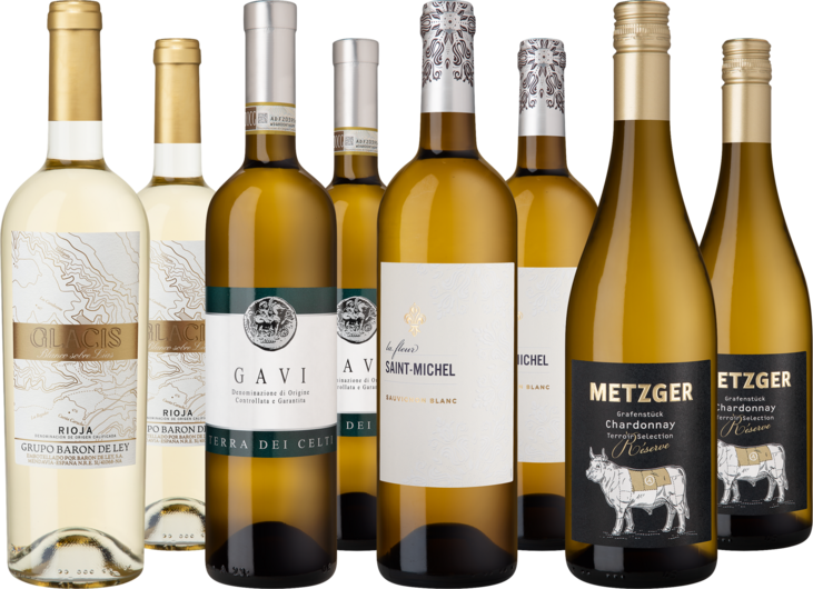 Entdeckerpaket Goldprämierte Weißweine