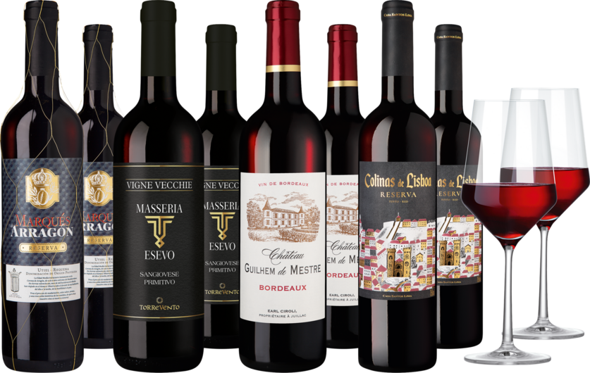 Weinpaket Goldprämierte Rotweine
