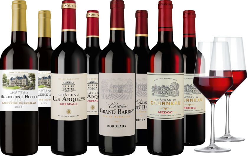 Weinpaket Goldprämiertes Bordeaux