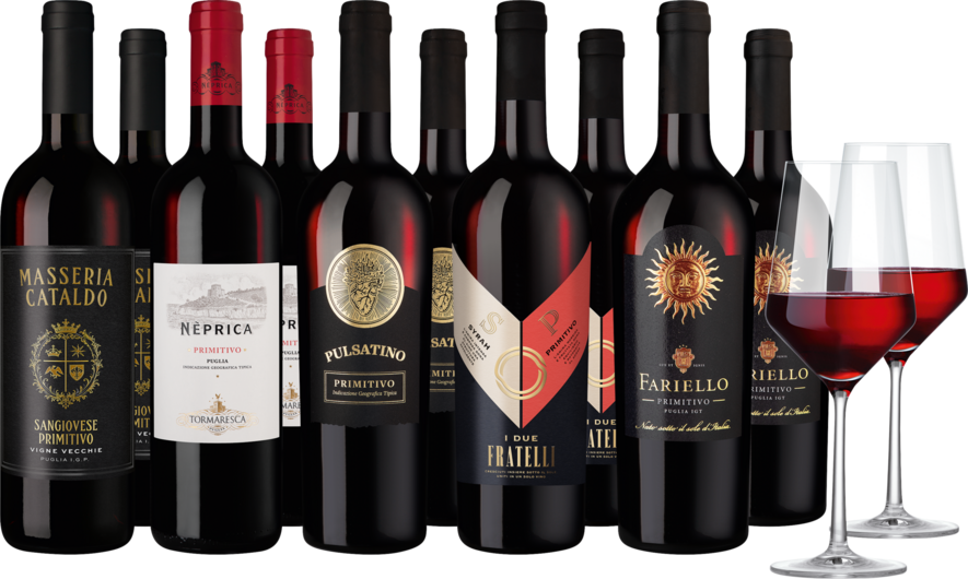 Weinpaket Primitivo-Favoriten