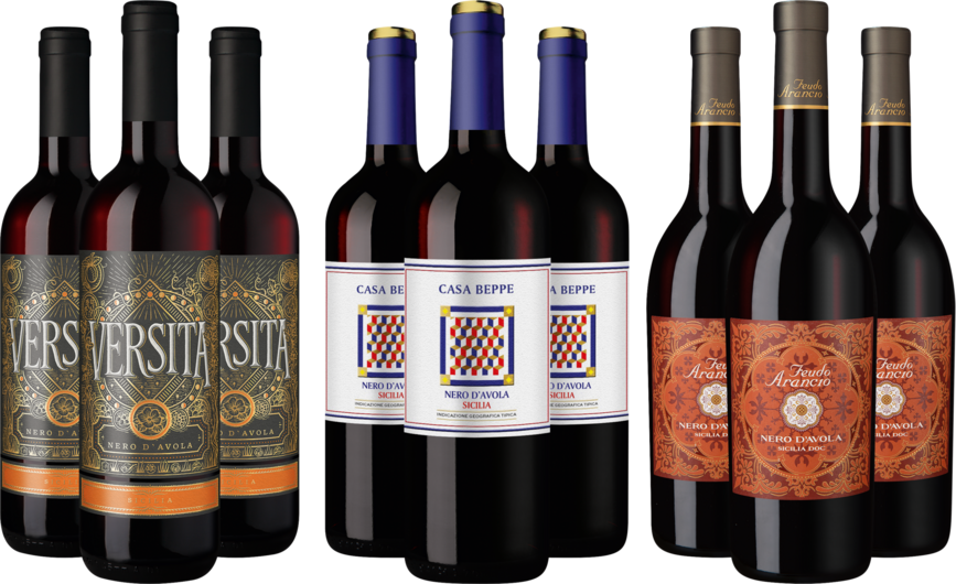 Entdeckerpaket Siziliens Nero d'Avola