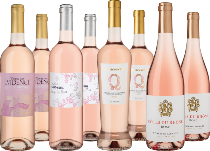 Entdeckerpaket Französische Rosè-Vielfalt