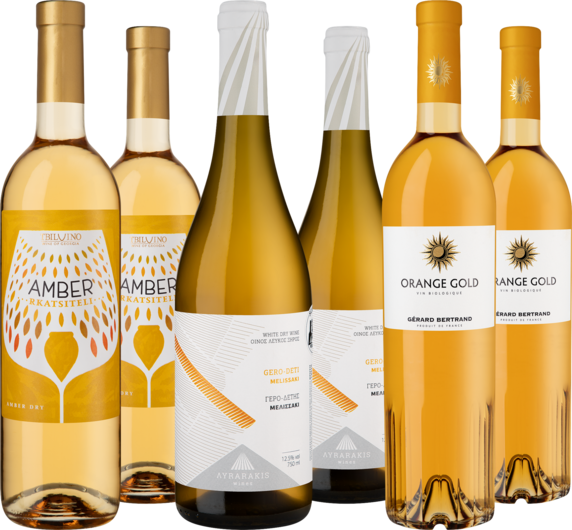 Entdeckerpaket Orange Wine around the World