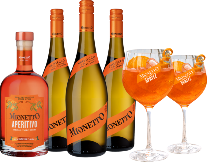 Aperitivopaket Mionetto Prosecco Frizz. Prestige
