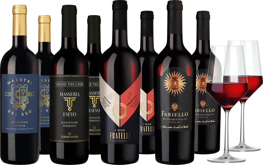 Weinpaket "Primitivo-Vielfalt"