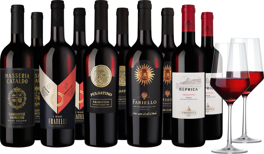 Weinpaket "Primitivo-Favoriten"