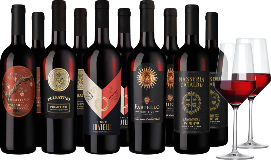 Weinpaket  "Primitivo-Vielfalt"