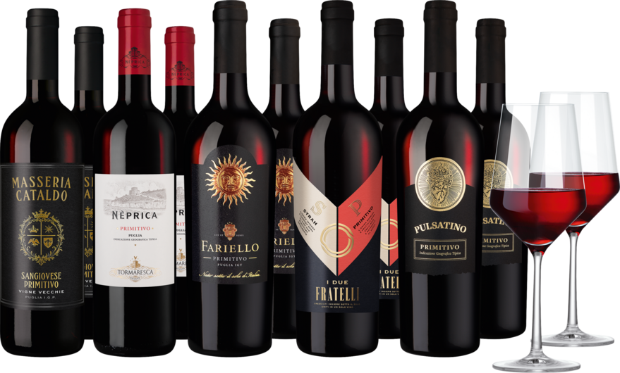 Weinpaket "Primitivo Vielfalt"