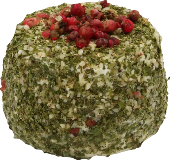 Chèvre frais aux herbes et baies rouges