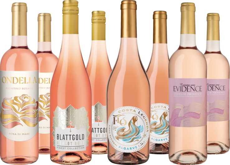 Probierpaket Rosé aus aller Welt