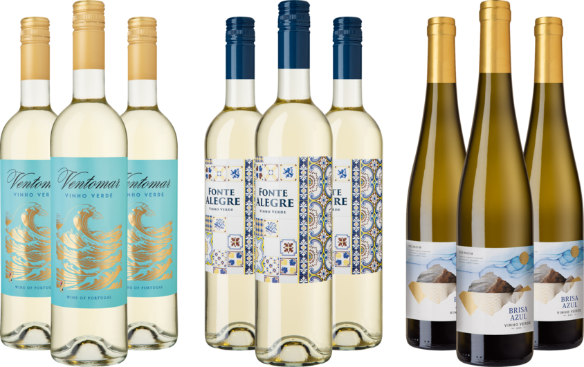 Entdeckerpaket Goldprämierte Vinho Verde