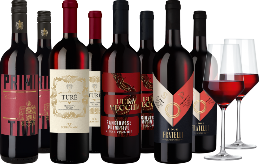 Weinpaket Primitivo-Vielfalt