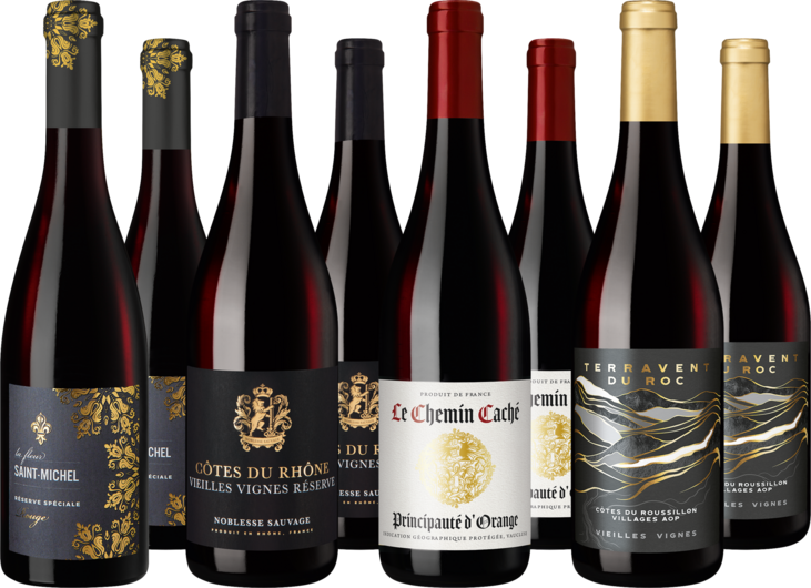 Probierpaket Rotwein-Highlights aus Frankreich