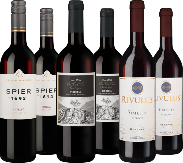 Probierpaket Rotweine aus Südafrika
