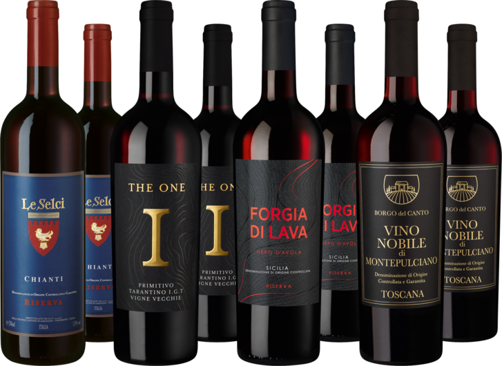 Entdeckerpaket Italienische Rotwein-Highlights