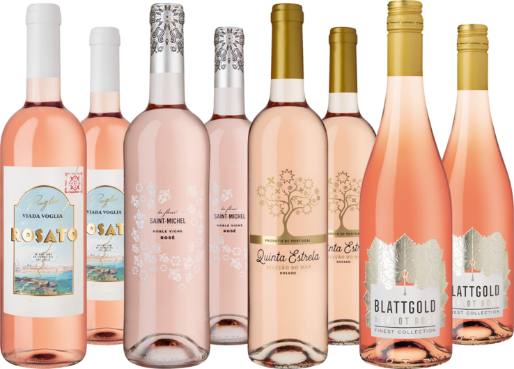 Entdeckerpaket Goldprämierte Rosé-Weine