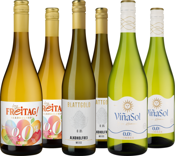 Probierpaket Alkoholfreie Weißweine