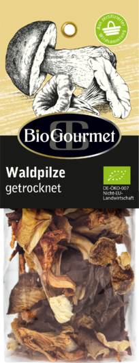 Waldpilze getrocknet