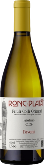 2024 Ronc Platat Friulano Pavoni