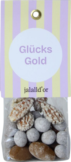 Jalall D’or Glücksgold Mandelmix mit Kaffeebohnen