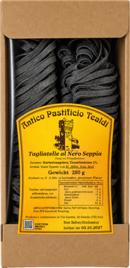 Tagliatelle al Nero Sepia