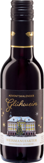 Adventskalender Glühwein Rot
