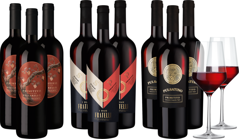 Weinpaket "Primitivo-Vielfalt"