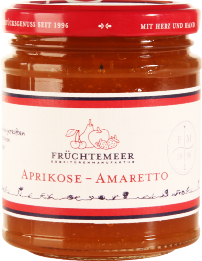 Früchtemeer Fruchtaufstrich Aprikose Amaretto