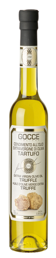 Gocce Olivenöl mit Trüffel