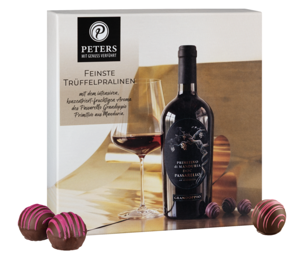 Rotwein-Trüffelpralinen Passarello