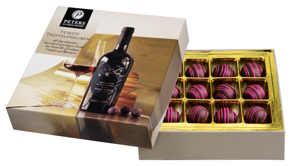 Rotwein-Trüffelpralinen Passarello