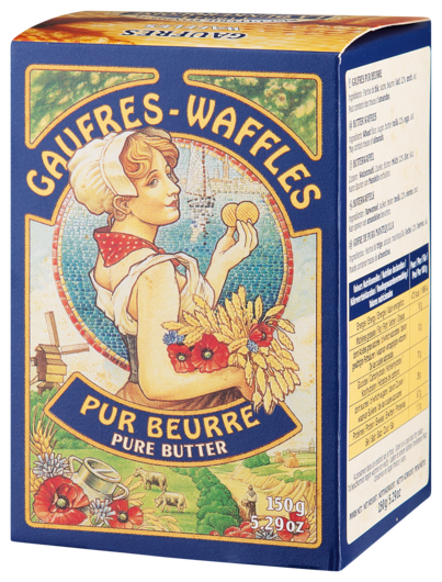 Original bretonische Butterwaffel Biscuits