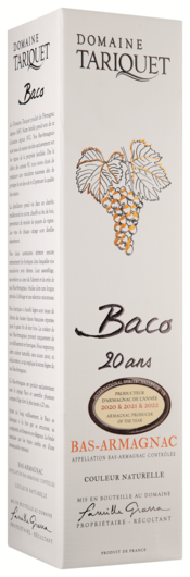 Armagnac Domaine Tariquet Baco 20 Anges