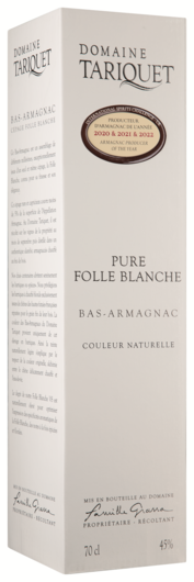 Armagnac Domaine Tariquet Pure Folle Blanche VS