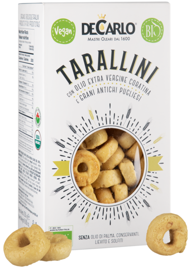 DeCarlo Taralli con Olio Extra Vergine