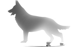 Dekofigur Hund Falco