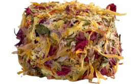 Chèvre frais aux fleurs