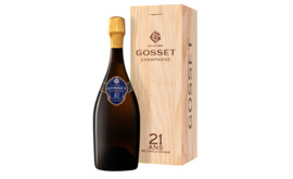 Champagne Gosset 21 ans de cave à minima