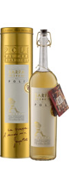 Grappa Sarpa Barrique Oro di Poli in Geschenkröhre