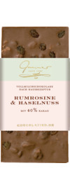 Gmeiner Tafelschokolade Rumrosine & Haselnuss