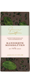 Gmeiner Tafelschokolade Kandierte Minzblüten