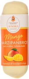 Sumara Marzipanbrot Mango mit weißer Schokolade