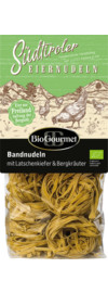 Bandnudeln mit Latschenkiefer & Bergkräutern