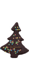 Weihnachtsbaum mit Zartbitterschokolade