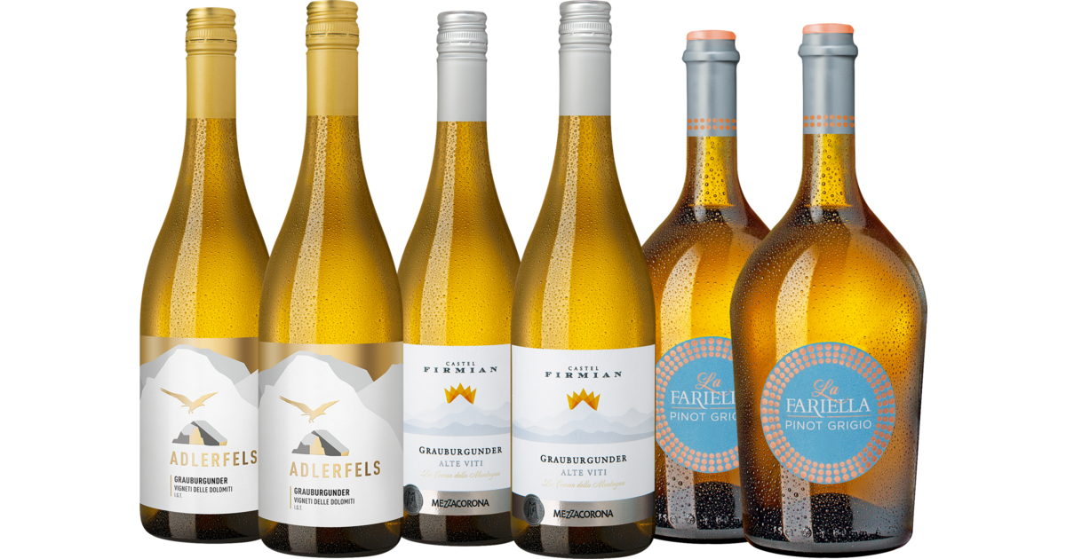 Probierpaket Pinot Grigio & Grauburgunder Hawesko.de