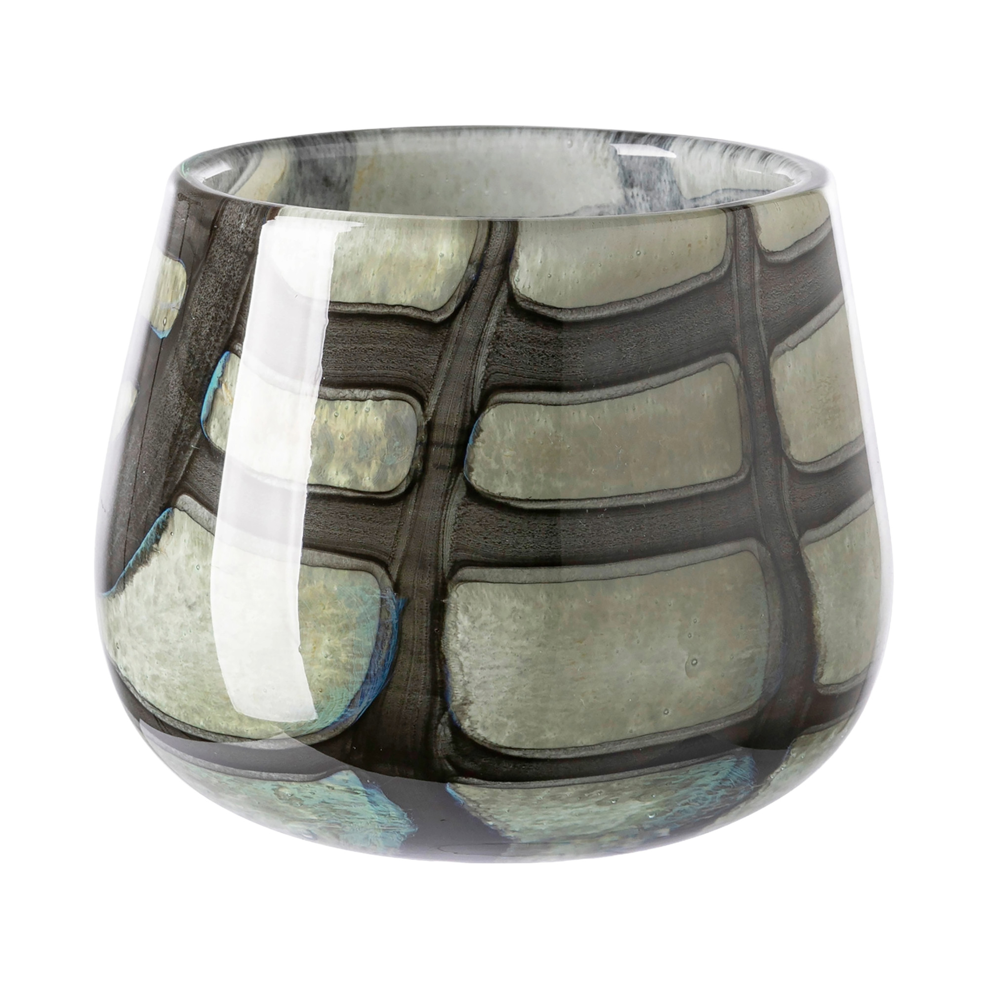Glasvase/Windlicht Marly, Mehrfarbig, H 11 cm, B 13,5 cm, Accessoires