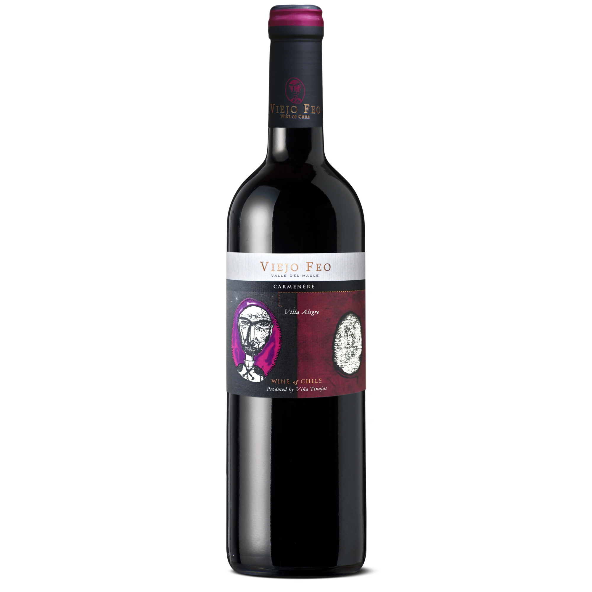 Juan Mena Viejo Feo Reserva Carmenére, Valle de Maule, Valle Central, 2021, Rotwein - Rotwein