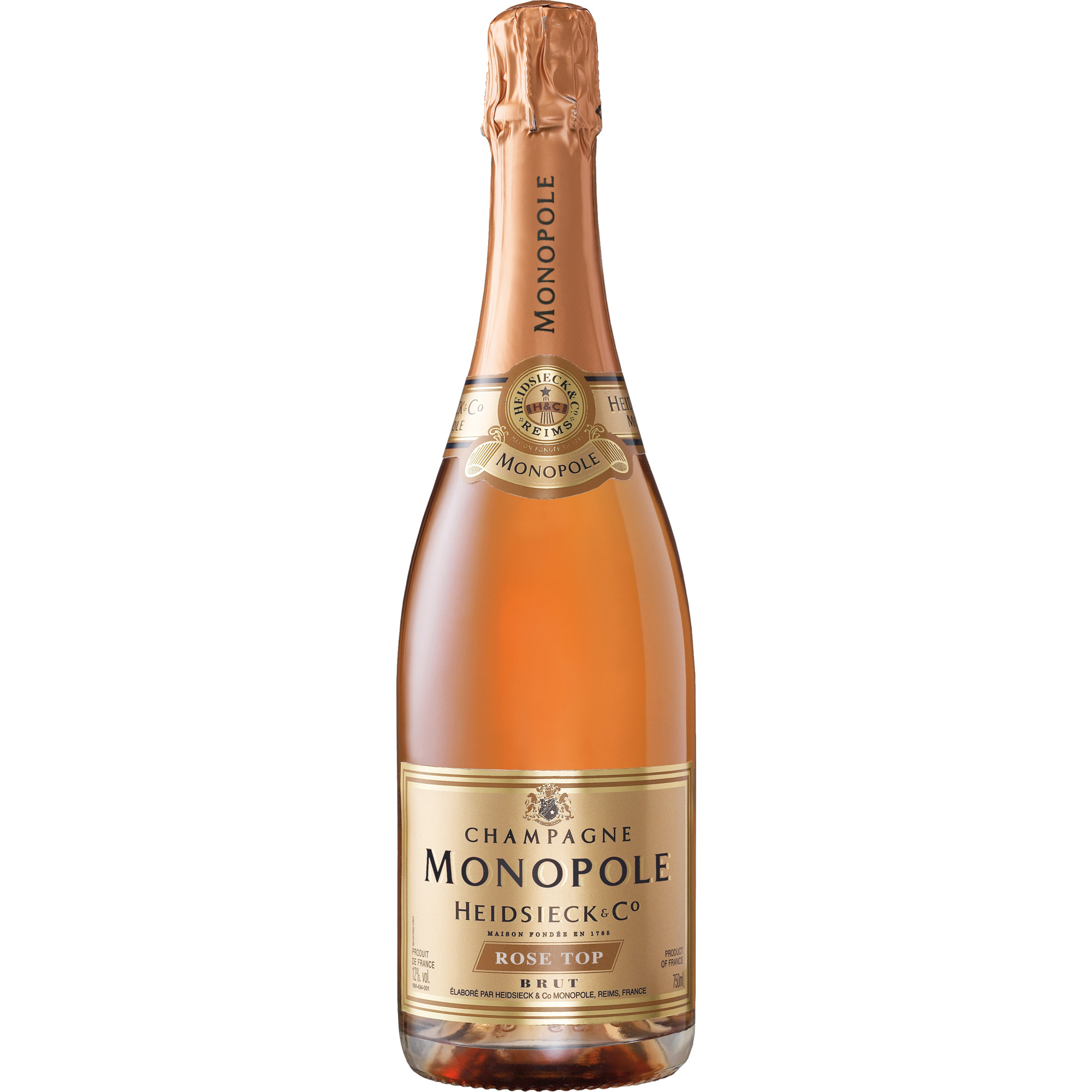 Champagne Heidsieck Monopole Rosé Top, Brut, Champagne AC, Champagne, Schaumwein  Champagner Hawesko